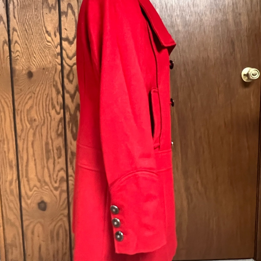 Guess Women's Vibrant Red Trench Coat - Picture 3 of 16